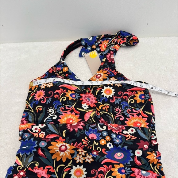 Boden Levanzo Ruched Halter Swimsuit size 8R - Picture 7 of 9